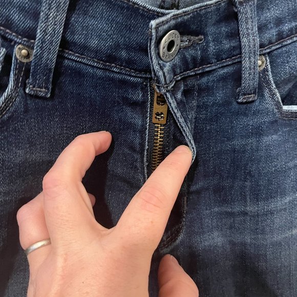 LUCKY BRAND | Women's Brooke Straight Premium Italian Stretch Jeans Blue Size 26 - Picture 8 of 12